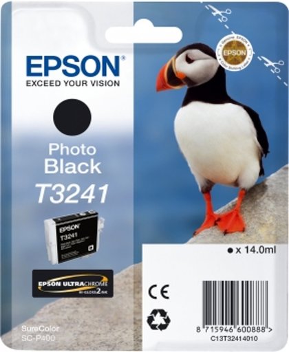 Epson T3241 inktcartridge Foto zwart 14 ml 4200 pagina's