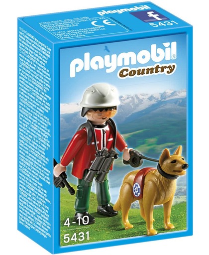Playmobil Hulpverlener met Reddingshond - 5431