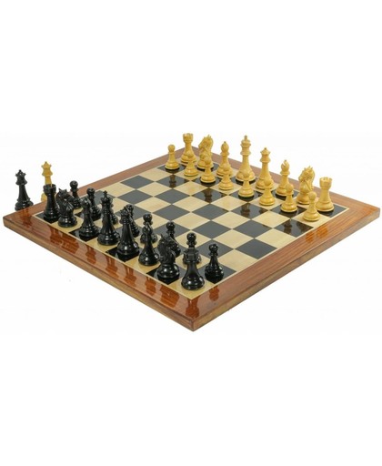Staunton Koning's Bruid Ebbenhout Schaakset, met prachtig schaakbord-Top-Kwaliteit