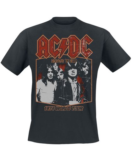 AC/DC Highway To Hell Tour &apos;79 T-shirt zwart