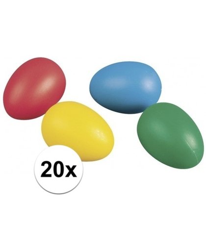 Gekleurde eieren 20 stuks - paaseieren