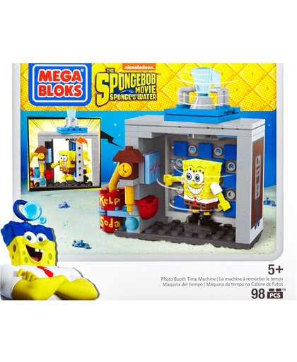 Mega Bloks Spongebob Photo Booth Time Machine - Constructiespeelgoed