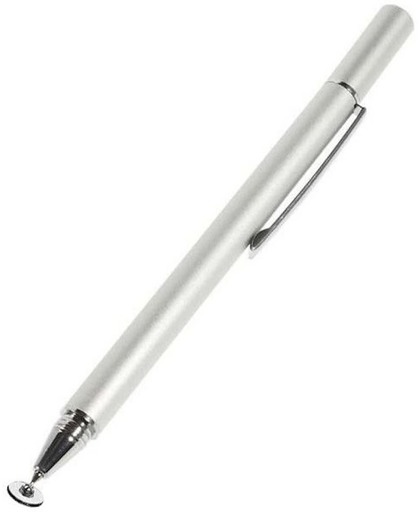 Universele Stylus Pen Precision Disc Capacitief Zilver