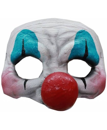Halloween Masker Clown Deluxe half