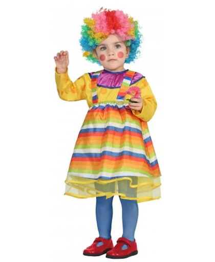 Veelkleurig clown kostuum voor baby's - Verkleedkleding - 74/80