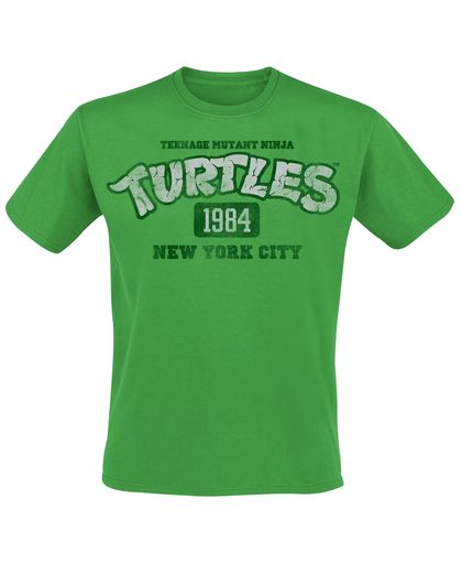 Teenage Mutant Ninja Turtles NY 1984 T-shirt groen