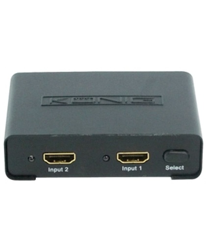König KN-HDMISW10 - HDMI switch - 2-poorts