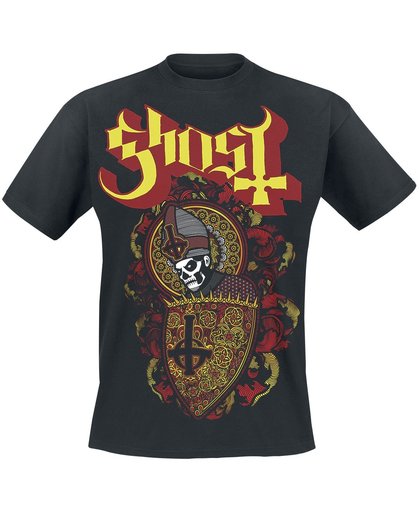 Ghost Papa Shield T-shirt zwart