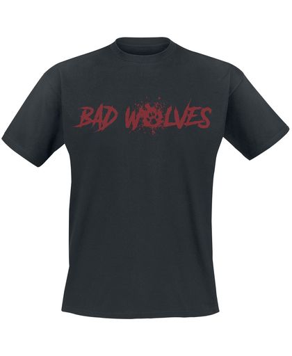 Bad Wolves Paw Logo T-shirt zwart