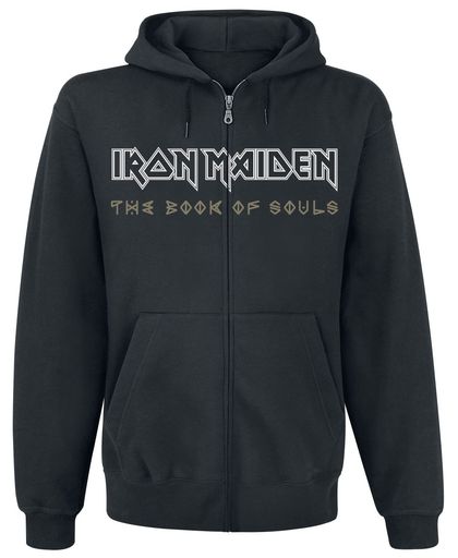 Iron Maiden Book Of Souls Exploding Head Vest met capuchon zwart