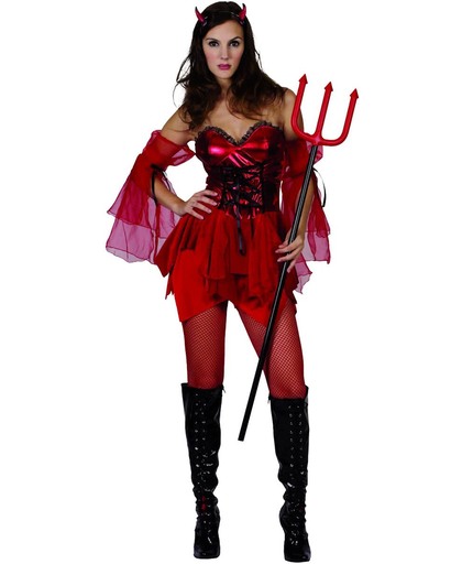 Duivel kostuum voor dames Halloween outfit - Verkleedkleding - Medium