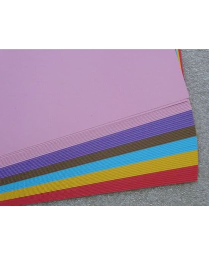 gekleurd papier - 250 vel A4 - 6 kleuren - 120 grams