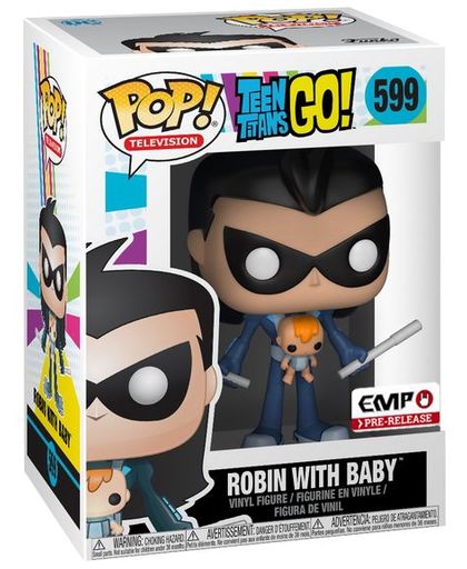 Teen Titans Go! Robin mit Baby Vinyl Figure 599 Verzamelfiguur standaard