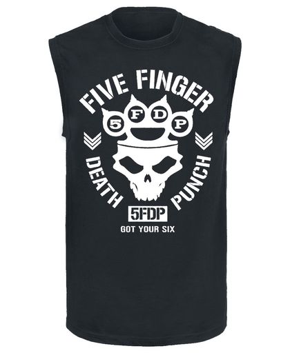 Five Finger Death Punch Knuckle Head Tanktop zwart