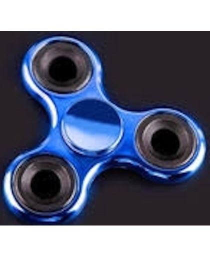Fidget Spinner - Hand Spinner Blauw metallic