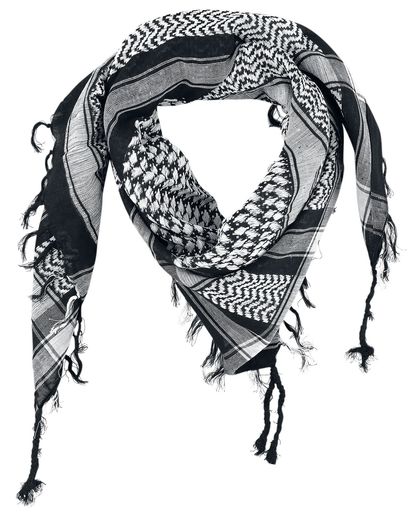 PLO-sjaal Sjaal zwart-wit