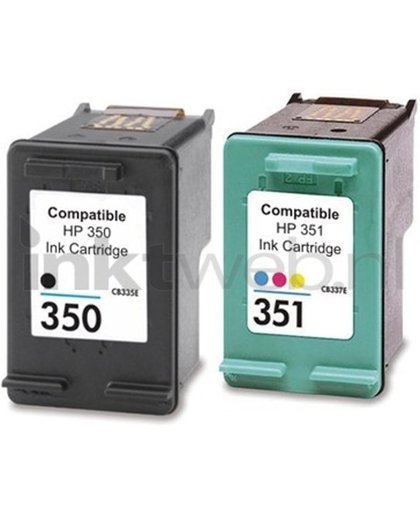 Merkloos - Inktcartridge / Alternatief voor de HP 351XL Kleur