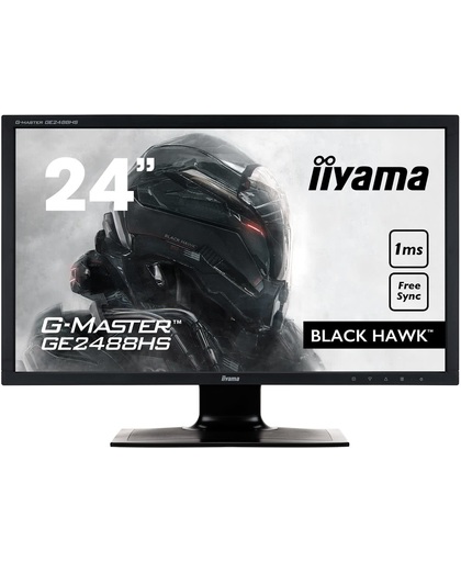 iiyama G-MASTER GE2488HS-B2 24" Full HD LED Mat Flat Zwart computer monitor