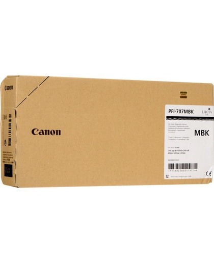 Canon PFI-707MBK 700ml Mat Zwart inktcartridge