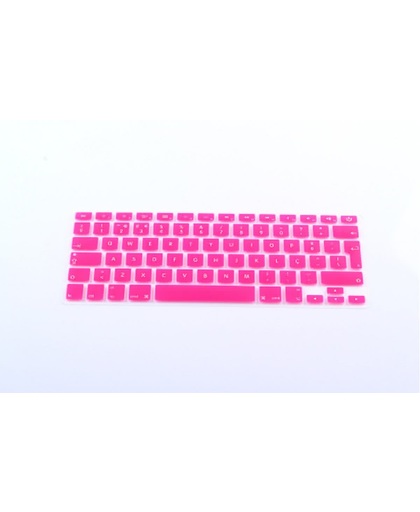Xssive Toetsenbord cover voor MacBook 12 inch Retina - siliconen - pink - NL indeling