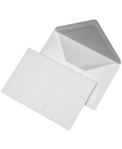 Mailmedia envelop, zijden voering, B6 weet