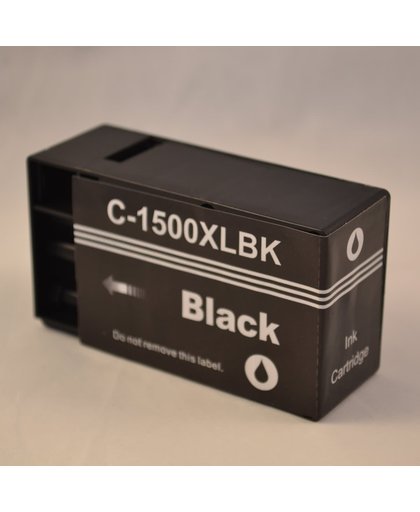 Merkloos - Inktcartridge / Alternatief voor de Canon PGI-1500 / Zwart