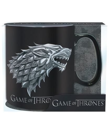 Game of Thrones Stark - Winter is coming Beker (keramiek) zwart