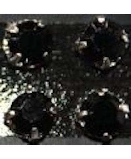 Gutermann Buisje opnaaiparels [ strass ] 5 mm. 28 stuks zwart. 1000.