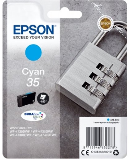 Epson C13T35824010 inktcartridge Cyaan 9,1 ml 650 pagina's