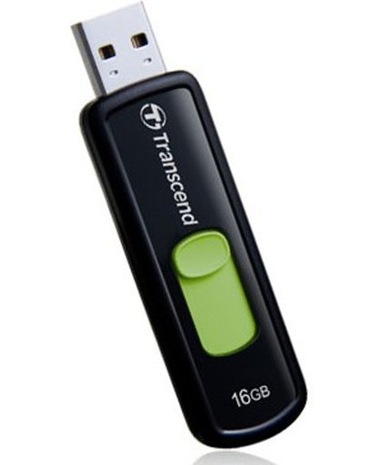 Transcend JetFlash 500 16GB USB 2.0 Capacity Groen USB flash drive