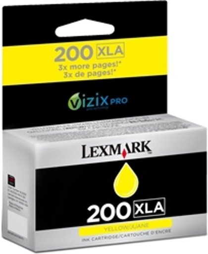 Lexmark 200XLA inktcartridge Geel