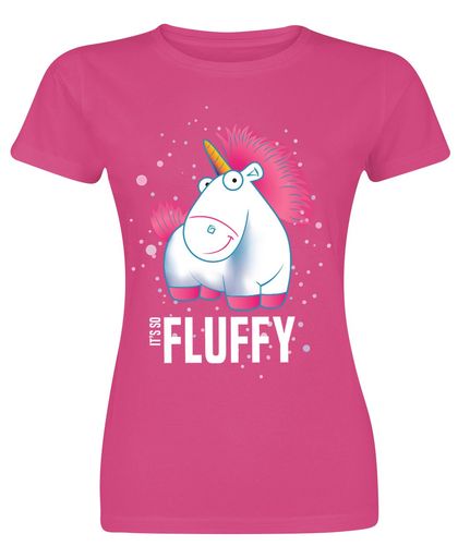 Minions Unicorn - It&apos;s So Fluffy Bubbles! Girls shirt roze