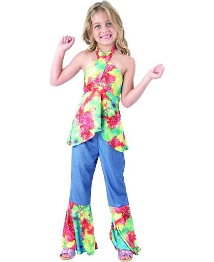 Verkleedkostuum hippie voor meisjes Carnvalskleding - Verkleedkleding - 134/146