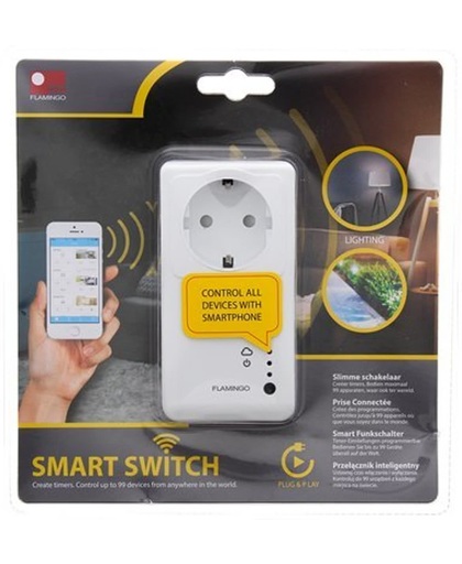 Wifi smart plug | Slimme stekker | Stopcontact schakelaar met app | Flamingo SF-5015HC