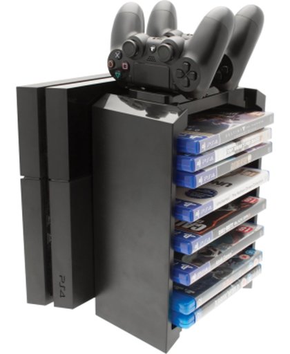 Venom Games Storage Tower Twin Charger for PS4