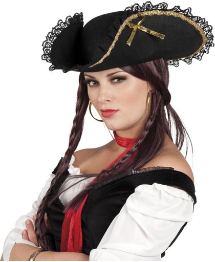 Piratenhoed Fanny zwart