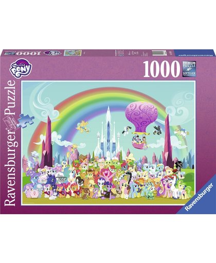 Ravensburger puzzel My Little Pony onder de regenboog - legpuzzel - 1000 stukjes