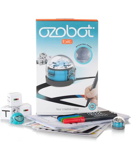 Ozobot Bit 2.0 - Educatieve Smart Robot - Starter Pack - Blue