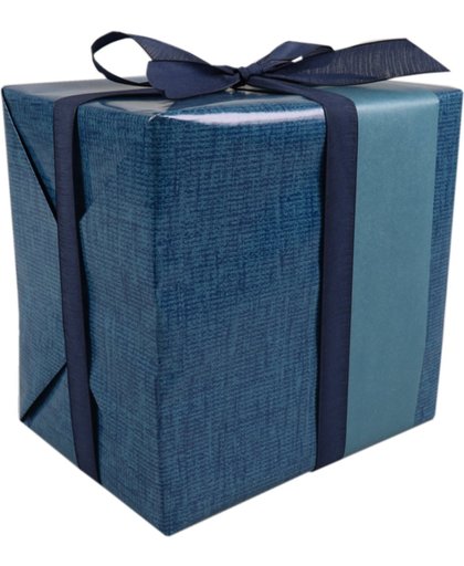 LOVLY® Cadeaupapier, 50cm, 200m, 80gr/m², Denim drift, blauw
