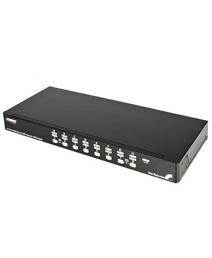StarTech.com 16-poort 1U-Rack USB PS/2 KVM-switch met OSD
