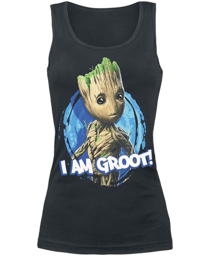 Guardians Of The Galaxy 2 - I Am Groot Girls top zwart