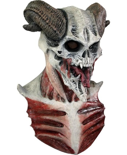 Masker van een duivels skelet voor volwassenen Halloween - Verkleedmasker - One size