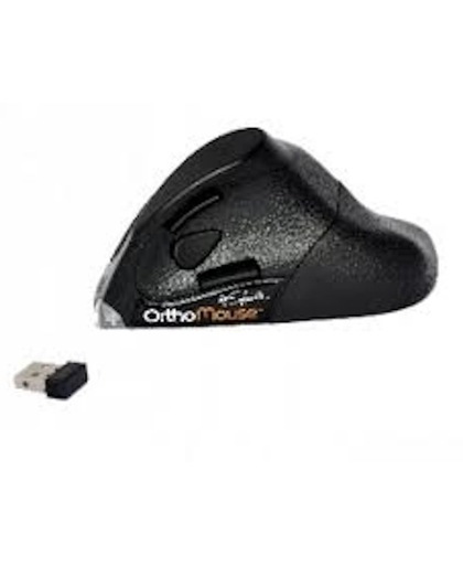 OrthoMouse Saddle RF Draadloos Laser 1600DPI Rechtshandig Zwart muis