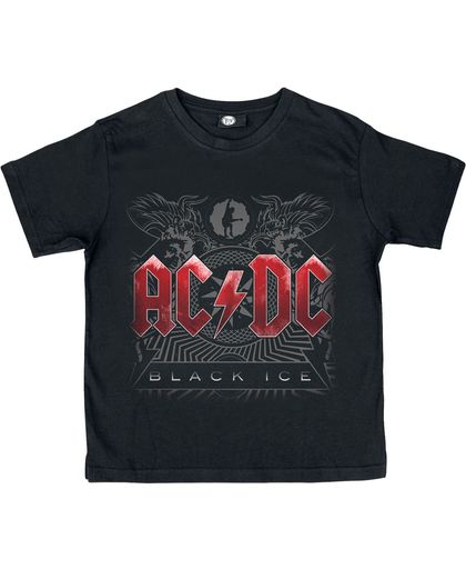 AC/DC Black Ice Kindershirt zwart