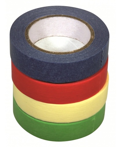 Washi tape set 4 kleuren