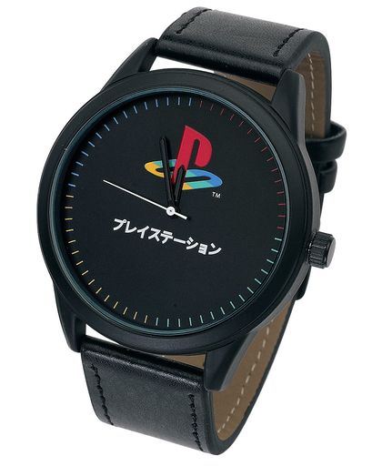 Playstation Logo Polshorloge zwart