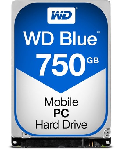 Western Digital Blue PC Mobile interne harde schijf HDD 750 GB SATA III