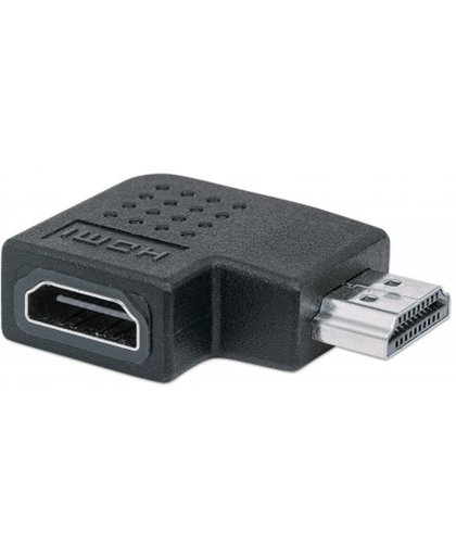 Manhattan 353489 HDMI HDMI Zwart kabeladapter/verloopstukje