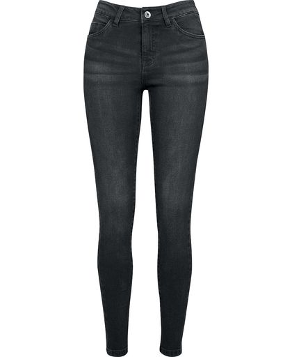 Urban Classics Ladies Skinny Denim Pants Girls jeans zwart