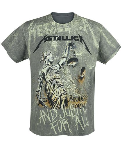Metallica ... And Justice For All - Neon Backdrop T-shirt actraciet